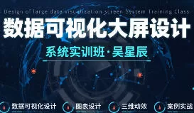 吴星辰数据可视化大屏设计系统实训班【画质高清有大部分素材】