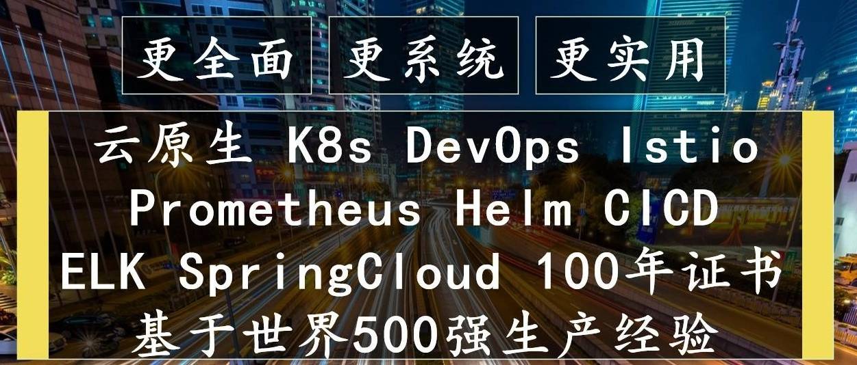 云原生Kubernetes全栈架构师:基于世界500强的k8s实战原价1572元