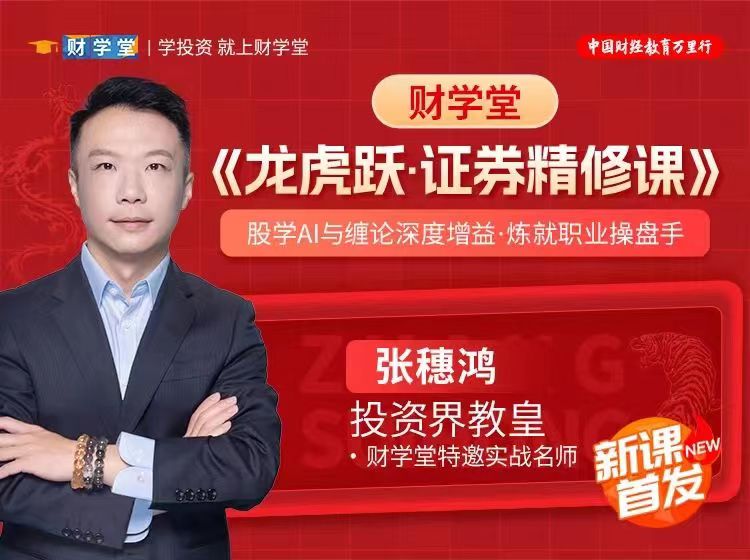 财学堂张穗鸿《龙虎跃·证券精修课》股学AI与缠论深度增益·炼就职业操…