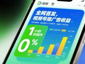 全网首发，视频号撸广告收益，无任何成本，每天操作1个小时即可，收益几十到几张