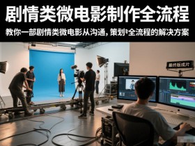 剧情类微电影制作全流程，教你一部剧情类微电影从沟通，策划到拍摄制作全流程的解决方案