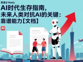 AI时代生存指南，未来人类对抗AI的关键：靠谱能力【文档】