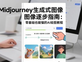 Midjourney生成式图像逐步指南：零基础也能懂的AI绘图教程