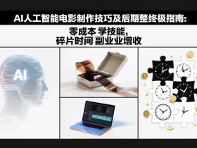 AI人工智能电影制作技巧及后期完整终极指南:零成本学技能,碎片时间副业增收