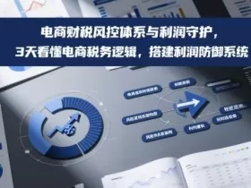 电商财税风控体系与利润守护，3天看懂电商税务逻辑，搭建利润防御系统