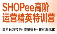 梦凡老师·Shopee虾皮高阶运营课程