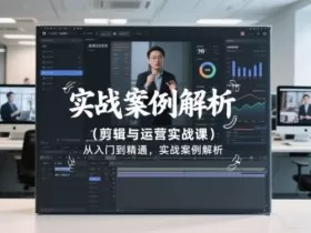 剪辑与运营实战课，从入门到精通，实战案例解析（更新2026）