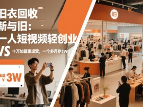 旧衣回收“新”与“旧”：一人短视频轻创业，VS十万加盟重运营，一个多月挣3W【揭秘】