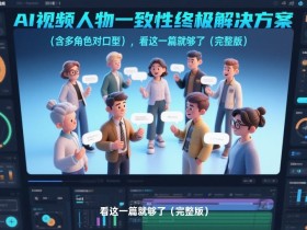 AI视频人物一致性终极解决方案（含多角色对口型），看这一篇就够了（完整版）