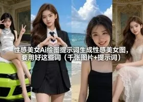 性感美女Ai绘图提示词生成性感美女图，要用好这些词（千张图片+提示词）