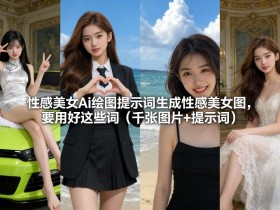 性感美女Ai绘图提示词生成性感美女图，要用好这些词（千张图片+提示词）