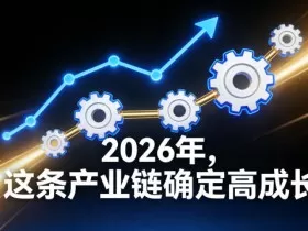 付费文章：2026年，这条产业链确定高成长