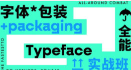 小强字体包装实战课【画质不错有大部分素材】