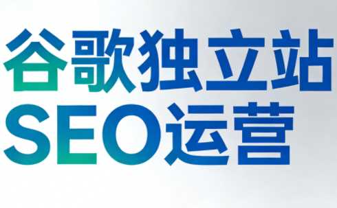 谷歌独立站SEO运营(更新2026)