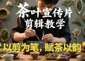茶叶宣传片剪辑教学，以剪为笔，赋茶以韵，新手也能拍出高级感