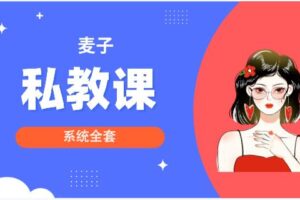 麦子《私教课》系统全套9.6GB
