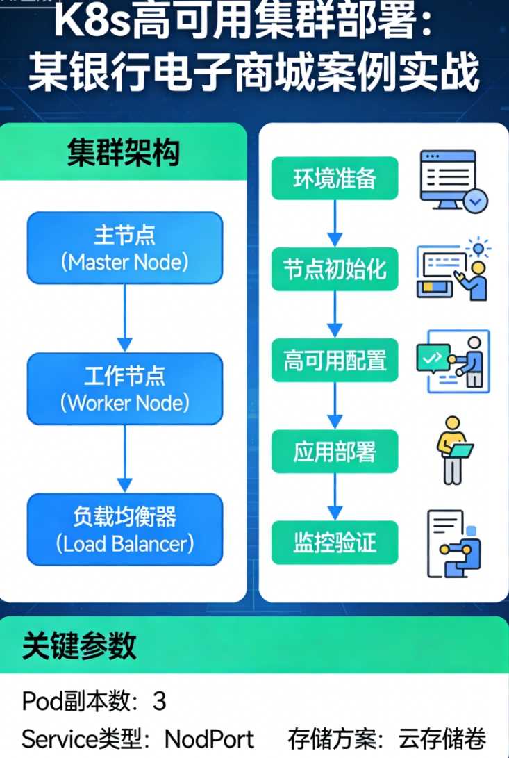 K8s高可用集群部署:基于某银行电子商城k8s部署案例实战