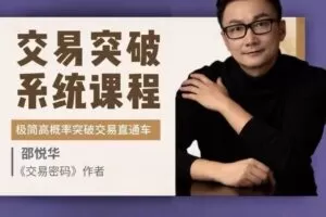 邵悦华--交易突破系统课-极简高概率突破交易直通车