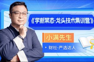 小满先生《学新常态 龙头技术集训营》系统课+小班课+指标+资料