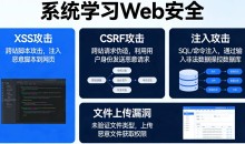 系统学习web安全、XSS、CSRF、注入攻击、文件上传漏洞