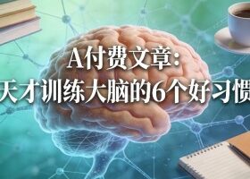 付费文章：天才训练大脑的6个好习惯