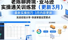 老陈聊跨境·亚马逊实操通关训练营（更新3月）