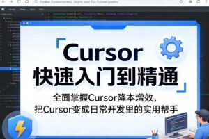 Cursor快速入门到精通,全面掌握Cursor降本增效,把Cursor变成日常开发里的实用帮手