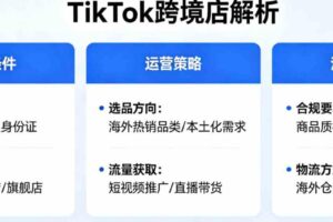 TikTok跨境店解析