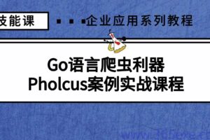 Go语言爬虫利器-Pholcus案例实战课程