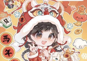 佳儿新春专题插画课2026【画质不错有笔刷】