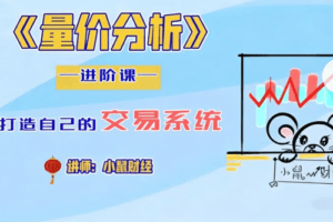 小鼠财经 四鼠点金系统课程量价分析进阶课 视频6集