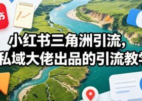 小红书三角洲引流，某私域大佬出品的引流教学