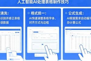 小札《人工智能AI处理表格制作技巧》