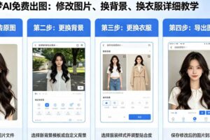 既梦AI免费出 修改图片、换背景、换衣服详细教学