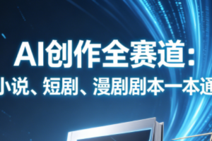 AI创作全赛道:小说、短剧、漫剧剧本一本通(更新5月)