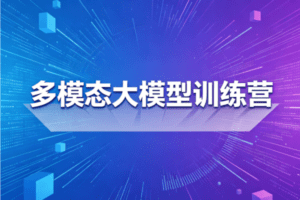多模态大模型训练营
