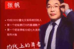 张帆课程配套指标合集，均线100一穿一托金凤还巢等指标