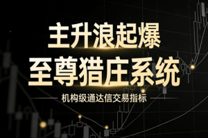 主升浪起爆《至尊猎庄系统》机构级通达信交易指标