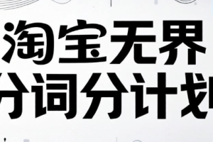 老火电商·淘宝无界分词分计划技术