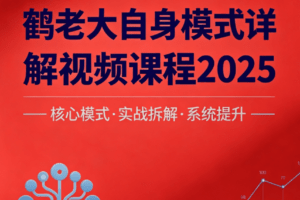 鹤老大自身模式详解交易模式视频课程2025