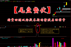 金钻指标通达信【尾盘蛰伏】主副图选股 缩量回调双阶段末期的静默启动…
