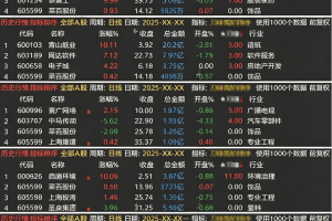 通达信【刀锋竞价】竞价排序指标 信号全天不变 回测历史必须下载专业财…