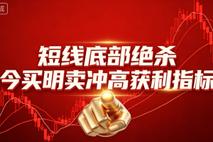 【短线底部绝杀】超短盈利指标电脑手机均可使用，无未来函数