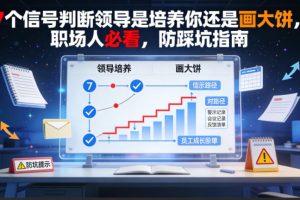 付费文章：7个信号判断领导是培养你还是画大饼，职场人必看，防踩坑指…