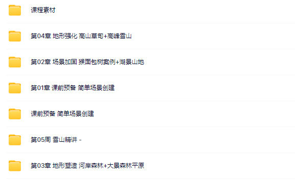 唐长老C4D高级景观第1期2025【画质高清有素材】