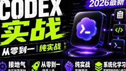 迪哥Codex智能体实战从零系统学习智能体应用2026【画质还行有文档】