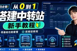 0门槛手把手教你自建一个AI-Token中转站,零基础也能看懂,保姆级教程…