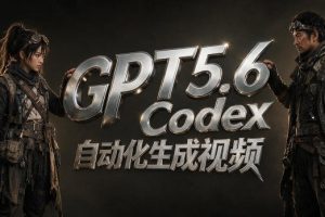 GPT5.6+Codex自动化生成视频全流程实战，从提示词设计、角色设定、封面…
