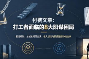 付费文章：打工者面临的8大阳谋困局