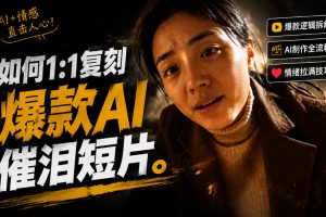 豆包+Gemini生成真人AI短剧-拆解复刻百万爆款第一人称短片，一站式讲透…